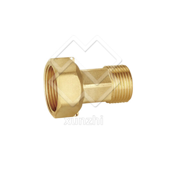 XGJ01008 定制精密黄铜螺纹管件不锈钢管压接管