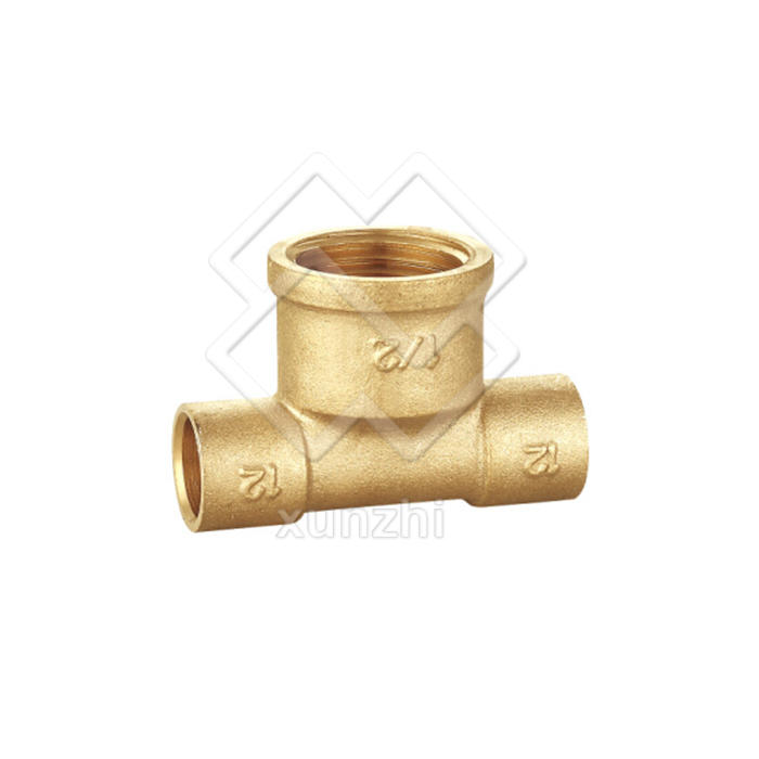 XGJ01017 黄铜内螺纹等径三通管件