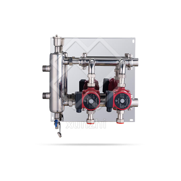 XNT02008 带循环泵和控制器的地暖混水中心